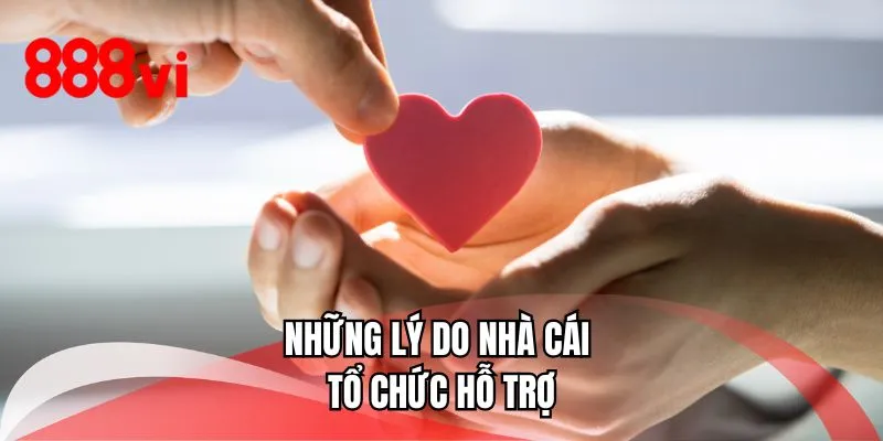 Những lý do nhà cái tổ chức hỗ trợ